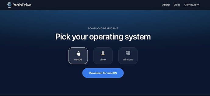 BrainDrive Install Page