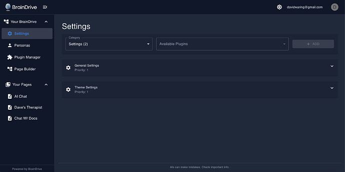braindrive-settings-page