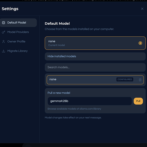 BrainDrive — Pull a New Model