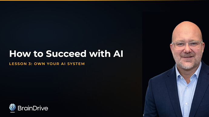 How to Succeed with AI — Lesson 3