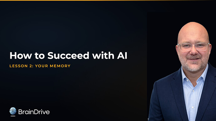 How to Succeed with AI — Lesson 2
