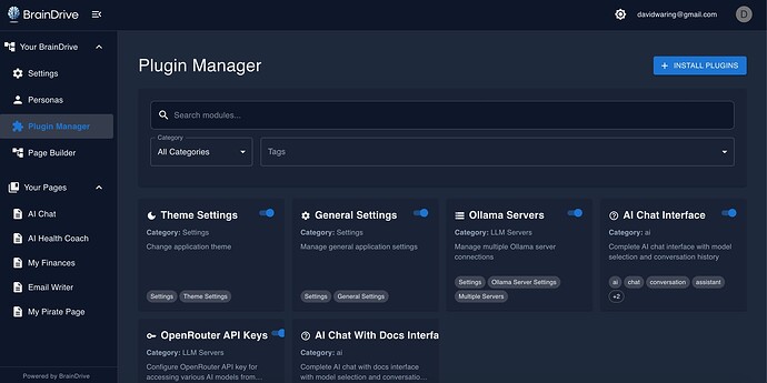 BrainDrive Plugin Manager